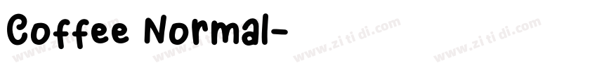 Coffee Normal字体转换